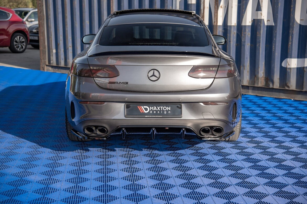 Maxton Parts - Heckansatz Diffusor passend für Mercedes-AMG E53 Coupe C238 / Cabriolet A238 schwarz Hochglanz