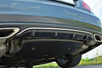 Maxton Parts - Heckansatz Diffusor passend für Mercedes - Benz E Coupe / Cabrio C207 FL / A207 Facelit schwarz Hochglanz