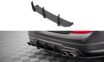Maxton Parts - Heckansatz Diffusor passend für Mercedes C Coupe AMG-Line C204 schwarz matt