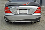 Maxton Parts - Heckansatz Diffusor passend für Mercedes CL C215 schwarz matt