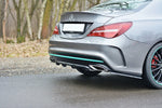 Maxton Parts - Heckansatz Diffusor passend für Mercedes CLA C117 AMG-LINE FL schwarz Hochglanz