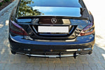 Maxton Parts - Heckansatz Diffusor passend für Mercedes CLS C218 AMG LINE schwarz matt