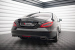Maxton Parts - Heckansatz Diffusor passend für Mercedes CLS C218 schwarz Hochglanz