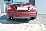 Maxton Parts - Heckansatz Diffusor passend für Mercedes CLS C219 55AMG schwarz Hochglanz