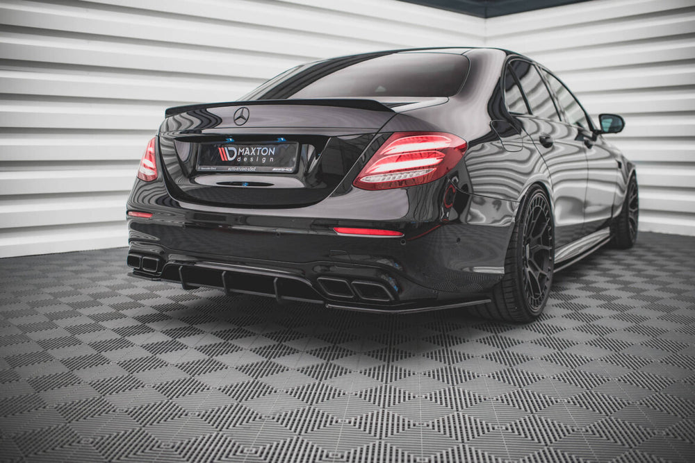 Maxton Parts - Heckansatz Diffusor passend für Mercedes E63 AMG Kombi/Limousine S213/W213 schwarz matt
