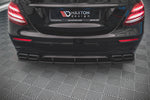 Maxton Parts - Heckansatz Diffusor passend für Mercedes E63 AMG Kombi/Limousine S213/W213 schwarz matt