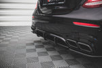 Maxton Parts - Heckansatz Diffusor passend für Mercedes E63 AMG Kombi/Limousine S213/W213 schwarz matt