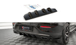 Maxton Parts - Heckansatz Diffusor passend für Mercedes GLC Coupe AMG-Line C253 FL schwarz Hochglanz