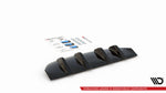Maxton Parts - Heckansatz Diffusor passend für Mercedes GLC Coupe AMG-Line C253 FL schwarz Hochglanz