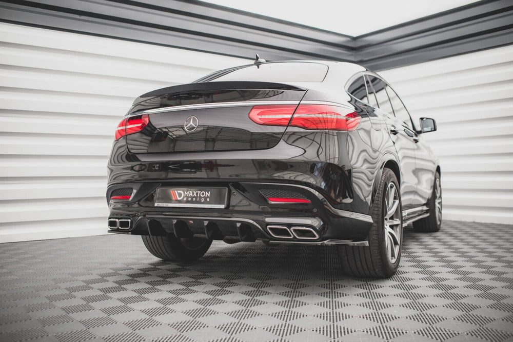 Maxton Parts - Heckansatz Diffusor passend für Mercedes GLE Coupe 63 AMG C292 schwarz Hochglanz