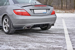 Maxton Parts - Heckansatz Diffusor passend für Mercedes SLK R172 schwarz Hochglanz