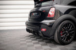 Maxton Parts - Heckansatz Diffusor passend für Mini Cooper John Cooper Works R56 schwarz Hochglanz