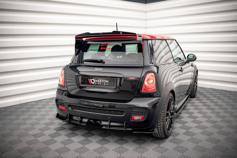 Maxton Parts - Heckansatz Diffusor passend für Mini Cooper John Cooper Works R56 schwarz matt