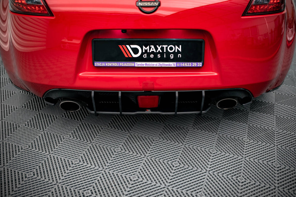 Maxton Parts - Heckansatz Diffusor passend für Nissan 370Z FL schwarz matt