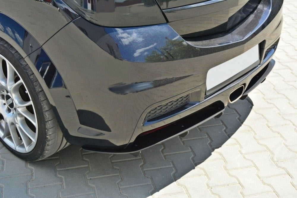 Maxton Parts - Heckansatz Diffusor passend für Opel Astra H (FOR OPC / VXR) schwarz matt