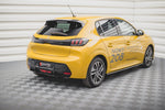 Maxton Parts - Heckansatz Diffusor passend für Peugeot 208 Mk2 schwarz matt