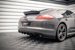 Maxton Parts - Heckansatz Diffusor passend für Porsche Panamera / Panamera Diesel 970 schwarz Hochglanz