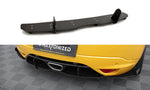 Maxton Parts - Heckansatz Diffusor passend für Renault Megane MK3 RS schwarz matt