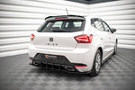 Maxton Parts - Heckansatz Diffusor passend für Seat Ibiza FR/ Standard Mk5 schwarz matt
