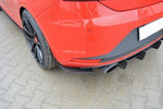 Maxton Parts - Heckansatz Diffusor passend für Seat Leon III CUPRA schwarz matt