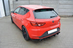 Maxton Parts - Heckansatz Diffusor passend für Seat Leon III CUPRA schwarz matt