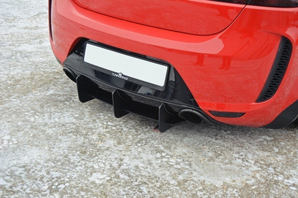 Maxton Parts - Heckansatz Diffusor passend für Seat Leon MK2 MS DESIGN schwarz matt