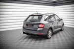 Maxton Parts - Heckansatz Diffusor passend für Skoda Fabia Combi Mk3 FL schwarz matt