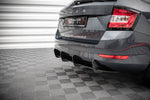 Maxton Parts - Heckansatz Diffusor passend für Skoda Fabia Combi Mk3 FL schwarz matt