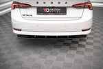 Maxton Parts - Heckansatz Diffusor passend für Skoda Octavia Mk4 schwarz matt