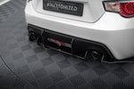 Maxton Parts - Heckansatz Diffusor passend für Subaru BRZ Mk1 / Mk1 FL schwarz matt