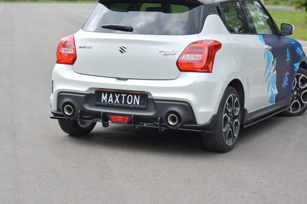 Maxton Parts - Heckansatz Diffusor passend für SUZUKI SWIFT 6 SPORT schwarz matt