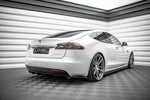 Maxton Parts - Heckansatz Diffusor passend für Tesla Model S FL schwarz Hochglanz