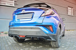 Maxton Parts - Heckansatz Diffusor passend für Toyota C-HR schwarz Hochglanz