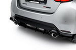 Maxton Parts - Heckansatz Diffusor passend für Toyota GR Yaris Mk4 Facelift schwarz-rot