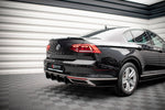 Maxton Parts - Heckansatz Diffusor passend für Volkwagen Passat B8 FL schwarz matt