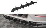Maxton Parts - Heckansatz Diffusor passend für VW Arteon Limousine / Shooting Brake R-Line Mk1 FL schwarz matt
