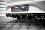 Maxton Parts - Heckansatz Diffusor passend für VW Arteon R Limousine / Shooting Brake Mk1 FL schwarz Hochglanz