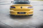 Maxton Parts - Heckansatz Diffusor passend für VW Arteon R-Line Limousine / Shooting Brake Mk1 schwarz matt