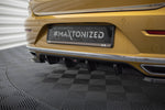 Maxton Parts - Heckansatz Diffusor passend für VW Arteon R-Line schwarz Hochglanz