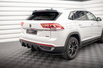 Maxton Parts - Heckansatz Diffusor passend für VW Atlas Cross Sport schwarz Hochglanz