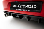 Maxton Parts - Heckansatz Diffusor passend für VW Golf 7 GTI FL schwarz Hochglanz