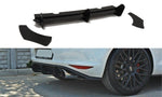 Maxton Parts - Heckansatz Diffusor passend für VW Golf 7 GTI schwarz matt