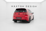 Maxton Parts - Heckansatz Diffusor passend für VW Golf 7 R FL roter Kern