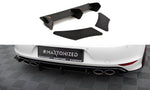 Maxton Parts - Heckansatz Diffusor passend für VW Golf 7 R Hatchback schwarz matt