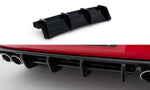 Maxton Parts - Heckansatz Diffusor passend für VW Golf R Hatchback R Mk7 FL schwarz Hochglanz