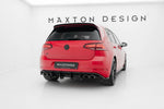 Maxton Parts - Heckansatz Diffusor passend für VW Golf R Mk7 FL schwarz matt