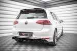 Maxton Parts - Heckansatz Diffusor passend für VW Golf R Mk7 schwarz Hochglanz