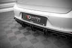 Maxton Parts - Heckansatz Diffusor passend für VW Golf R Mk7 schwarz matt
