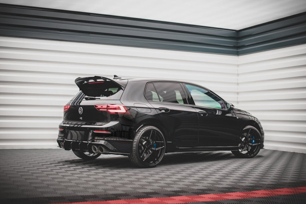 Maxton Parts - Heckansatz Diffusor passend für VW Golf R Mk8 schwarz matt