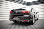 Maxton Parts - Heckansatz Diffusor passend für VW Passat B8 FL schwarz Hochglanz